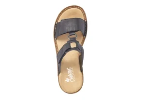 Rieker Eagle Black Slide Sandal | Women Women's Slide