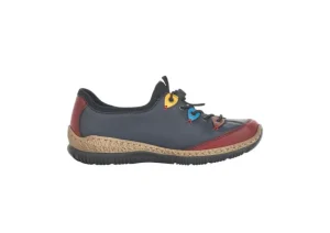 Rieker Eagle Navy Slip-On Bungee Sneaker | Women Women's Casual