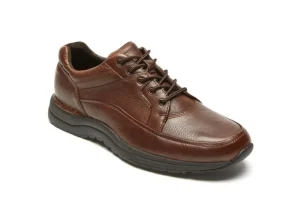 Rockport Edge Hill Brown Leather Lace-Up Walking Shoe | Men's Walking