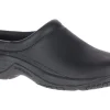 Merrell Encore Gust 2 Black Leather Wide Width Clog | Men's Clog