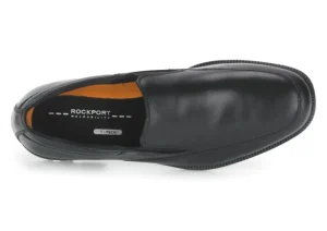 Rockport Essential Details Black Leather Waterproof Slip-On Dress Shoe | Men's Dress