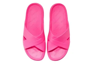 Cole Haan Findra Neon Fuchsia Pink Pool Slide Sandal | Women Women's Slipper | Women's Slide