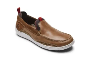 Dunham FitSmart Tan Leather Loafer | Men's Casual