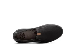 Dunham FitSync Black Slip-On Loafer | Men's Casual