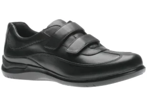 Aravon Flora Black Double Strap Sneaker | Women Women's Walking