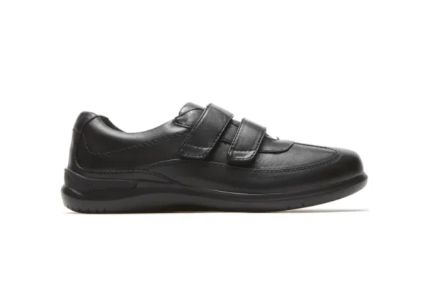 Aravon Flora Black Double Strap Sneaker | Women Women's Walking