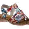 Rieker Flowerbed Multicolour White Sandal | Women Women's Sandal