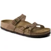 Birkenstock Franca Oiled Leather Tobacco Brown Slide Sandal | Women Women's Slide | Women's Sandal