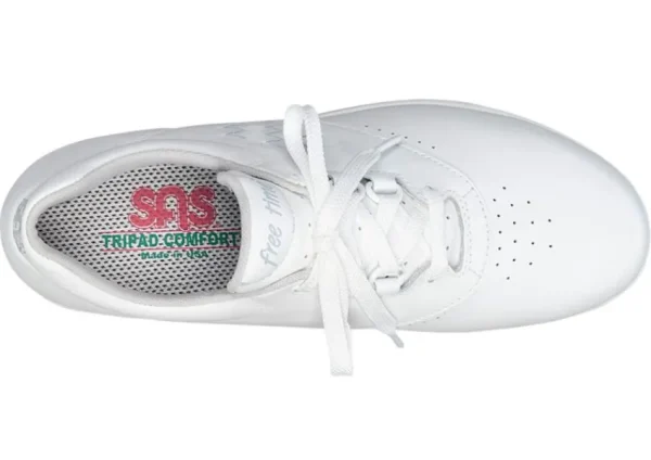 SAS Shoes Freetime White Leather Walking Shoe | Women Women's Walking