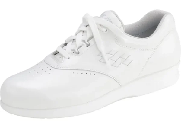 SAS Shoes Freetime White Leather Walking Shoe | Women Women's Walking