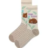 Hotsox FuzzyBearySleep Crew | Socks