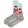 Hotsox FuzzyPenguinCrewLTBL | Socks