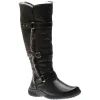 Wanderlust Gabrielle 2 Wide Calf Black Leather Tall Boot | Women Women's Boot