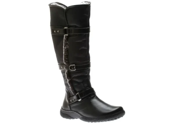 Wanderlust Gabrielle 2 Wide Calf Black Leather Tall Boot | Women Women's Boot