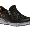 Remonte Gargano Black Yellow Print Zipper Sneaker | Women Women's Walking | Women's Casual