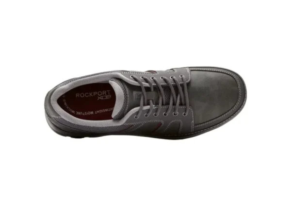 Rockport Get Your Kicks Grey Leather Wide Width Mudguard Blucher Sneaker | Men's Dress Casual | Men's Walking