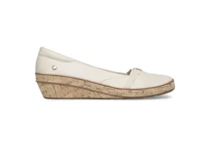 Grasshoppers Gigi Metallic Linen Wedge Loafer | Women Women's Casual