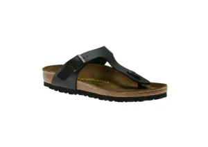 Birkenstock Gizeh Birko-Flor Black Thong Sandal | Women Men's Toe Thong | Men's Sandal