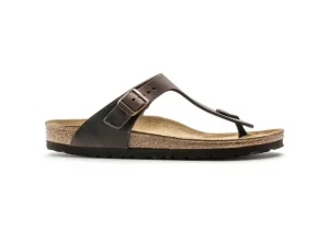 Birkenstock Gizeh Habana Brown Oiled Leather Thong Sandal | Women Unisex Sandal | Men's Toe Thong