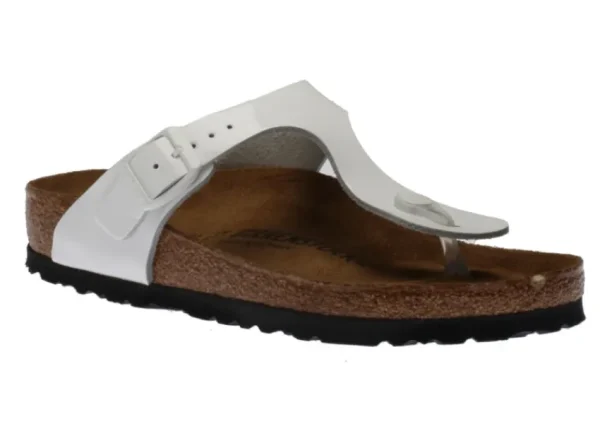 Birkenstock Gizeh White Patent | Women Women's Slide