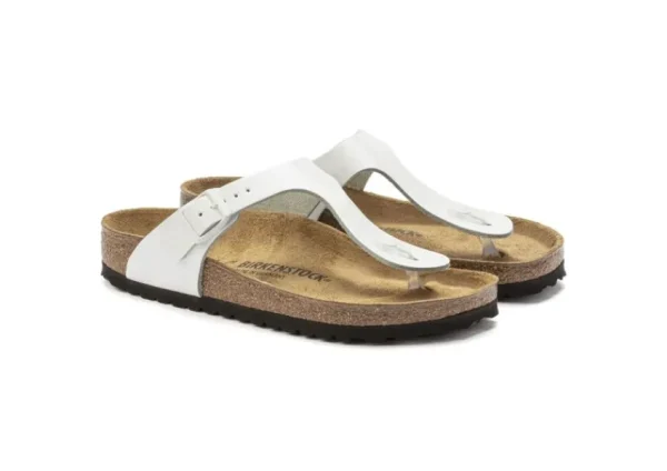 Birkenstock Gizeh White Patent | Women Women's Slide