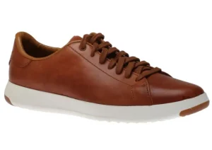 Cole Haan GrandPru00f8 Brown Leather Lace-Up Tennis Sneaker | Men's Walking | Men's Dress Casual