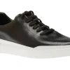 Cole Haan GrandPru00f8 Rally Laser Cut Black Leather Lace-Up Sneaker | Men's Walking | Men's Dress Casual