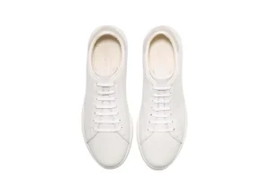 Cole Haan GrandPru00f8 White Leather Lace-Up Tennis Sneaker | Men's Walking | Men's Dress Casual