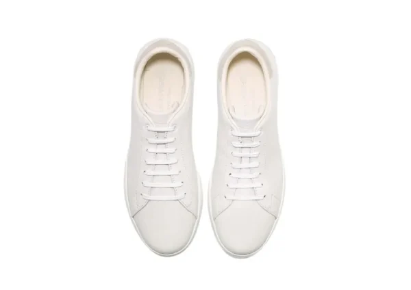 Cole Haan GrandPru00f8 White Leather Lace-Up Tennis Sneaker | Men's Walking | Men's Dress Casual