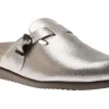 Mephisto Halina Metallic Silver Clog | Women Women's Clog