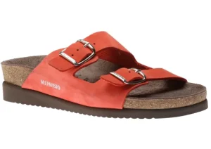 Mephisto Harmony Coral Nubuck Leather Slide Sandal | Women Women's Slide