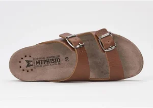 Mephisto Harmony Desert Brown Slide Sandal | Women Women's Slide