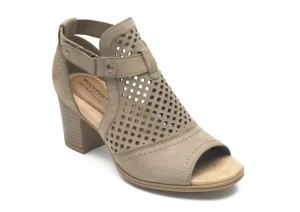 Cobb Hill Hattie Hi Cuff Taupe Nubuck Sandal | Women Women's Sandal