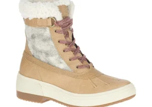 Merrell Haven Mid Lace Polar Waterproof Camel Boot | Women Women's Boot