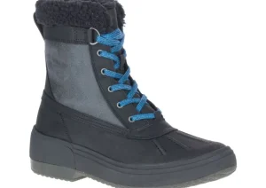 Merrell Haven Mid Lace Polar Waterproof Black Boot | Women Women's Boot