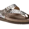 Mephisto Helen Panthera Brown Thong Sandal | Women Women's Toe Thong | Women's Sandal