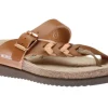 Mephisto Heleonore Camel Brown Zebra Leather Thong Sandal | Women Women's Toe Thong | Women's Sandal