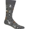 Hotsox Men's Coffee Crew Socks | Socks