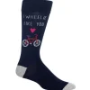 Hotsox Men's I Wheelie Like You Crew Socks | Socks