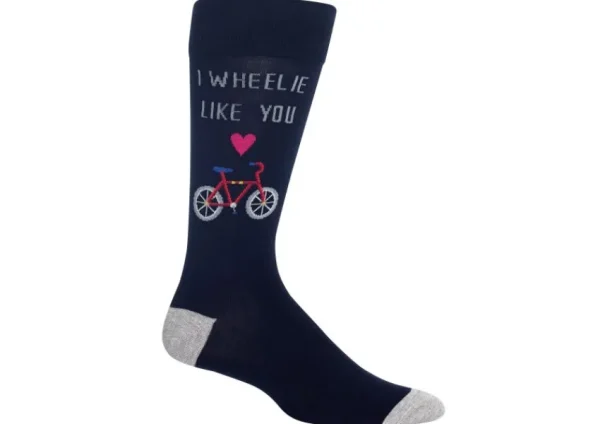 Hotsox Men's I Wheelie Like You Crew Socks | Socks