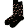 Hotsox Men's Pizza Crew Socks | Socks