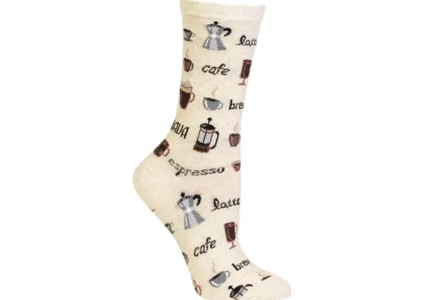 Hotsox Women's Coffee Crew Socks | Socks