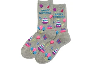 Hotsox Women's Happy Birthday Crew Socks | Socks