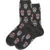 Hotsox Women's Sugar Skulls Crew Socks | Socks