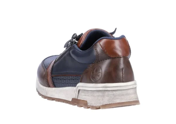 Rieker Hudson Navy Wood | Men's Casual