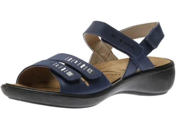 Romika Ibiza 86 Ocean Blue Leather Slingback Sandal | Women Women's Sandal