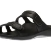 Aetrex Janey Sport Black | Women Women's Slide