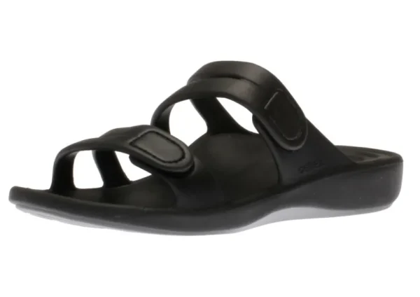 Aetrex Janey Sport Black | Women Women's Slide