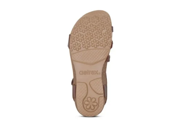 Aetrex Jillian Walnut | Women Women's Sandal