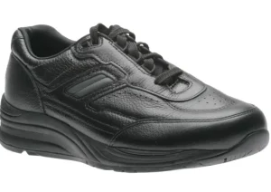 SAS Shoes Journey Black Leather Lace-Up Walking Shoe | Men's Walking